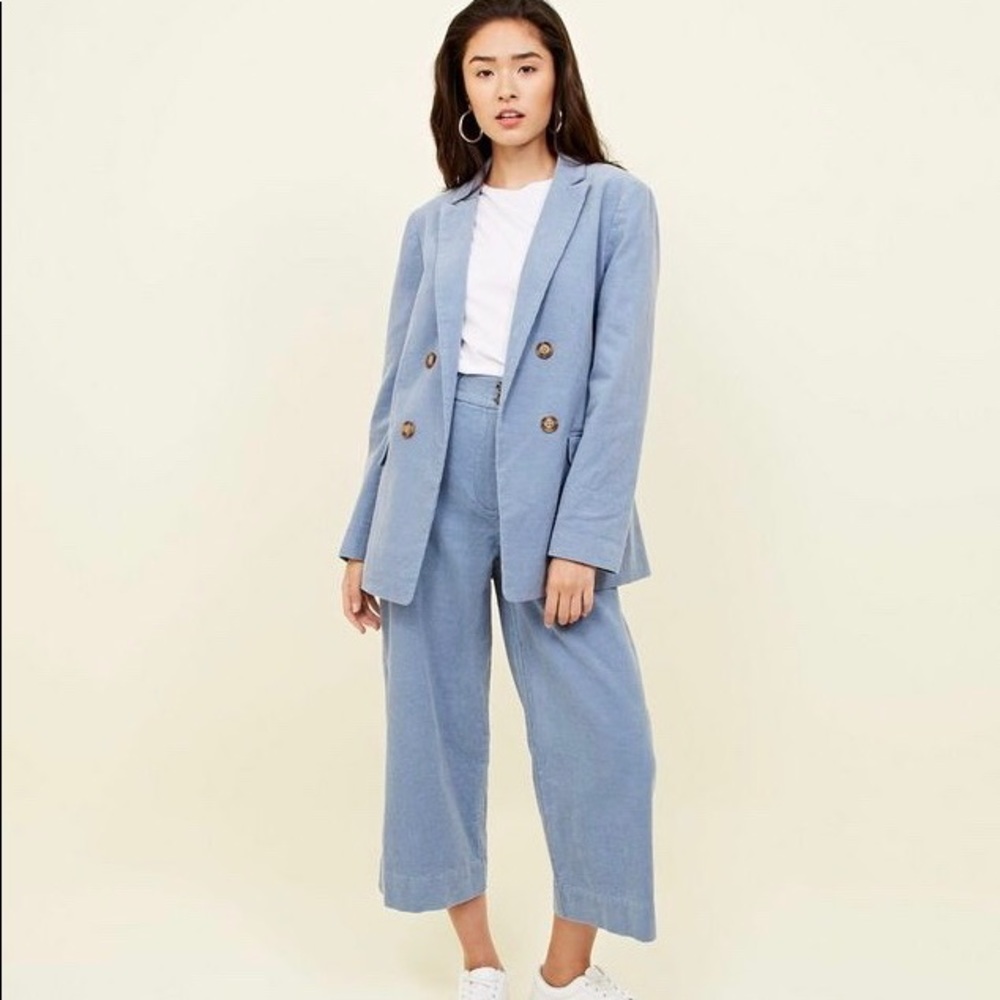 ASOS New Look Blue Cord Suit